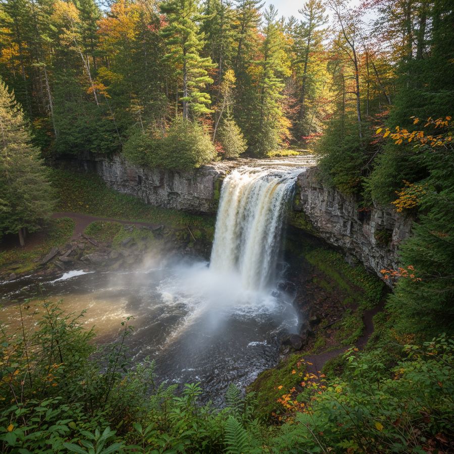 Owen Sound harbour and downtown